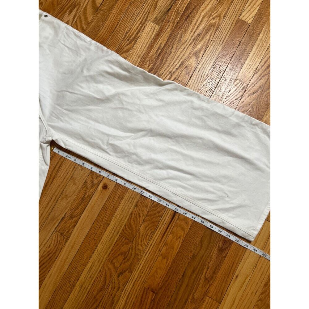 J.Crew Essential Wide Rayne Leg Pants Size 31 Pockets White - Picture 6 of 6